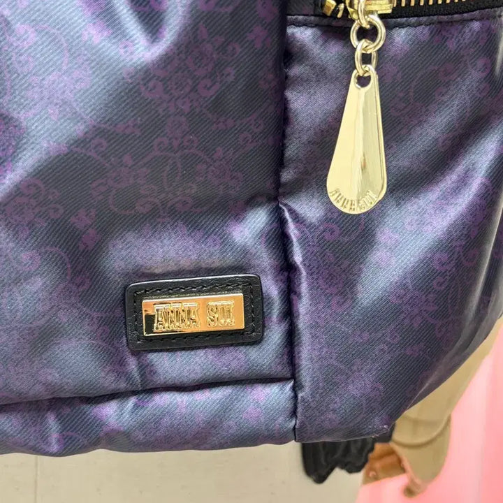 [BUNJANG] ANNA SUI Purple Nylon Backpack / ANNA SUI 안나수이 퍼플 나일론 백팩