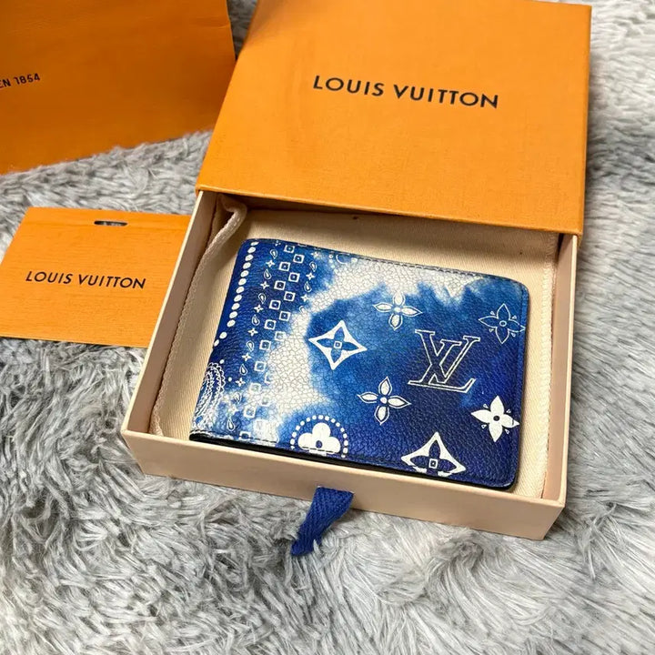 [BUNJANG] Louis Vuitton Bandana Slender Wallet Bifold Wallet / [OS,풀구성품] 루이비통 반다나 슬렌더월릿 반지갑