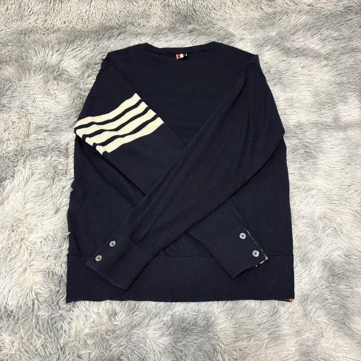 [BUNJANG] Thom Browne Merino Wool Knit Navy / [3] 톰브라운 메리노 울니트 네이비