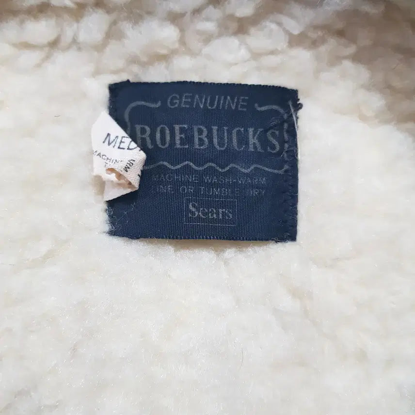 [BUNJANG] 70s Sears Sherpa Lined Denim Vest (Size 100) / 70S시어스세르파청조끼(100)