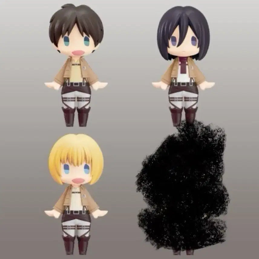 [BUNJANG] Good Smile Attack on Titan Hello Figure Trio / 진격거 굿스마일 헬로 피규어주인공 트리오