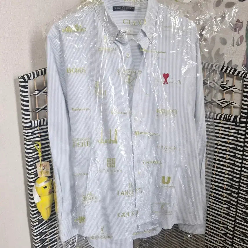 [BUNJANG] AMI Oxford Stripe Shirt / 아미 옥스포드 스트라이프 셔츠남방