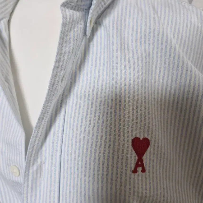 [BUNJANG] AMI Oxford Stripe Shirt / 아미 옥스포드 스트라이프 셔츠남방