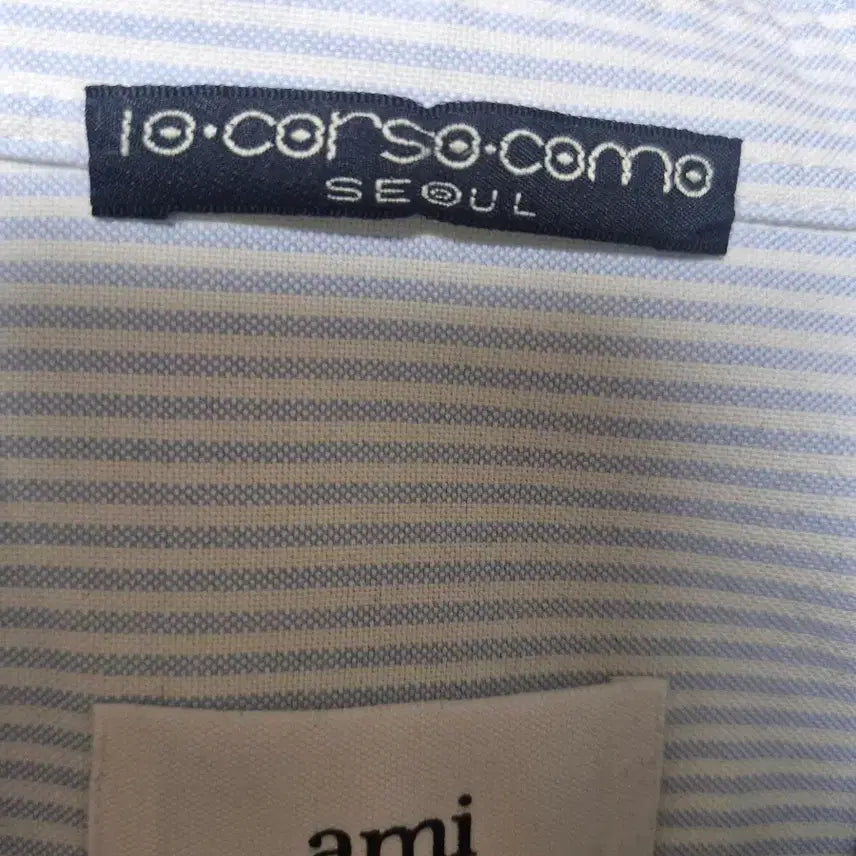 [BUNJANG] AMI Oxford Stripe Shirt / 아미 옥스포드 스트라이프 셔츠남방