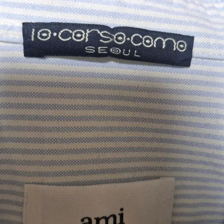 [BUNJANG] AMI Oxford Stripe Shirt / 아미 옥스포드 스트라이프 셔츠남방
