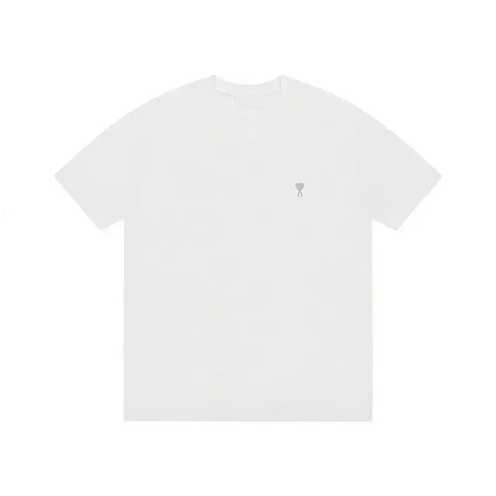 [BUNJANG] AMI Mini Heart Logo Unisex T-Shirt White / 아미 ami 남녀공용 반팔티셔츠 미니하트로고 신상