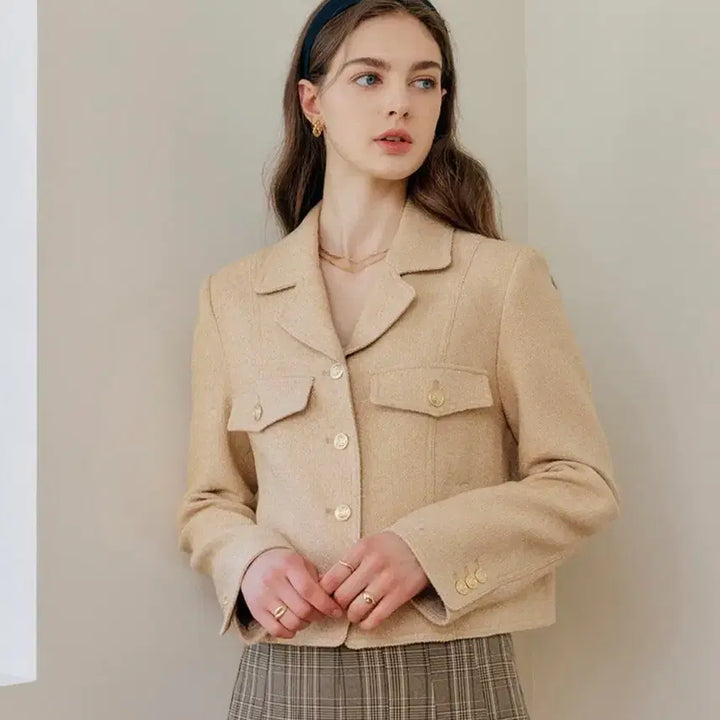 [BUNJANG] Lookast Tweed Jacket (Size S) / 룩캐스트 트위드 자켓(한번착용,S)