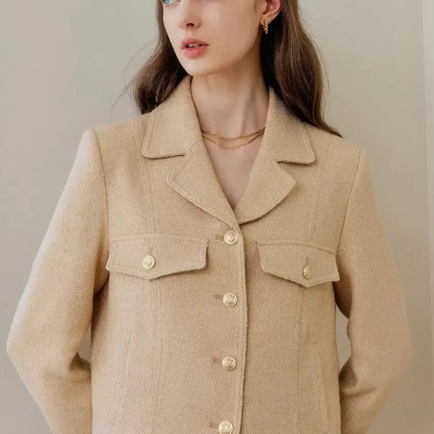 [BUNJANG] Lookast Tweed Jacket (Size S) / 룩캐스트 트위드 자켓(한번착용,S)