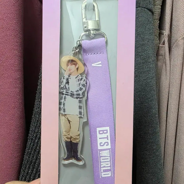 [BUNJANG] BTS V World Strap Keyring / BTS 월드 태형 V 뷔 스트랩 키링 새상품