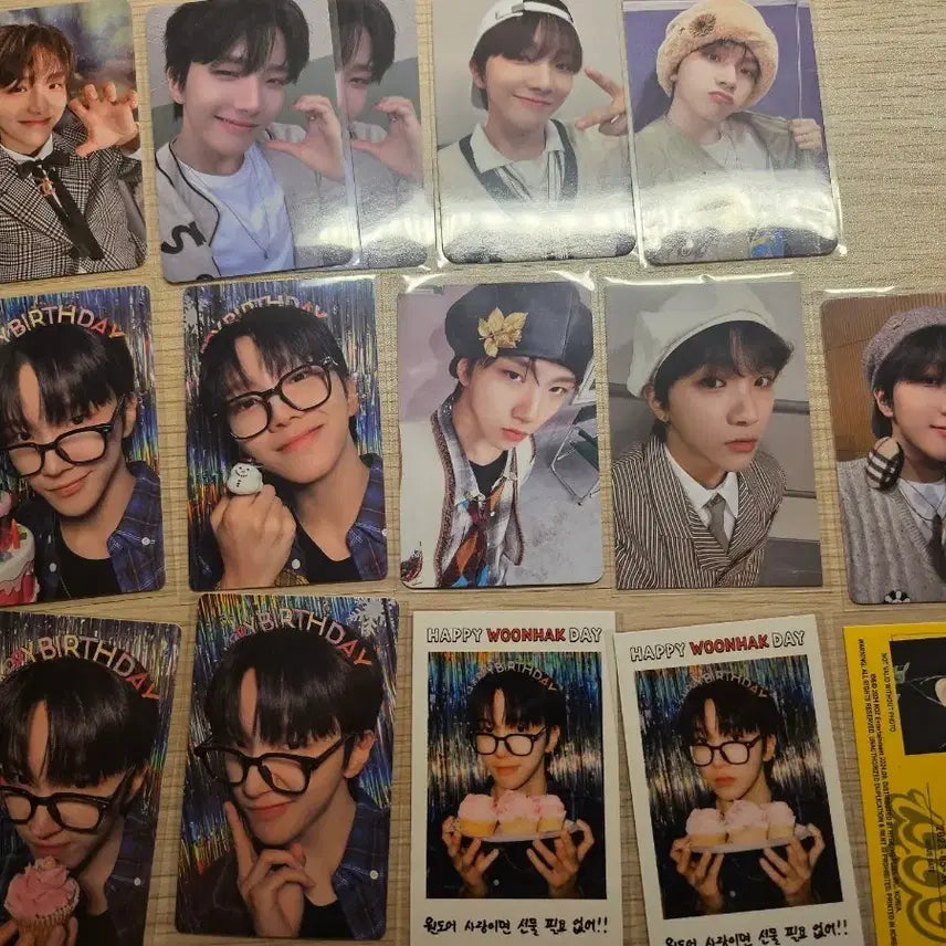 [BUNJANG] BOYNEXTDOOR Woonhak Photocard Bundle Set / 보넥도 보이넥스트도어 운학 포카 일괄 양도