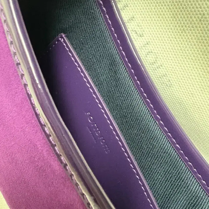 [BUNJANG] Ports V Top Handle Mini Bag - Purple / 포츠포츠 탑핸들백 미니 퍼플
