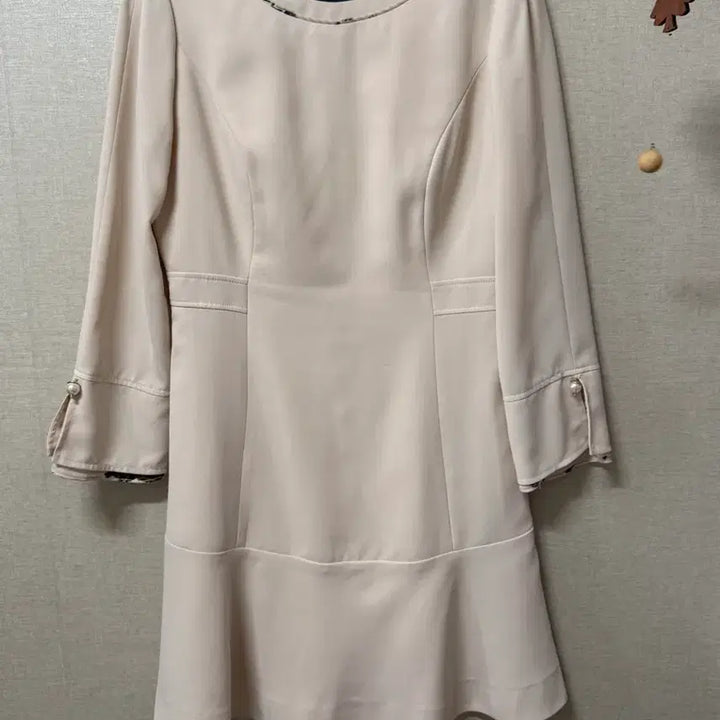[BUNJANG] JJ JIGOTT Ivory Pink Midi Dress / JJ JIGOTT 제이제이지고트 아이보리핑크 원피스 (~66)