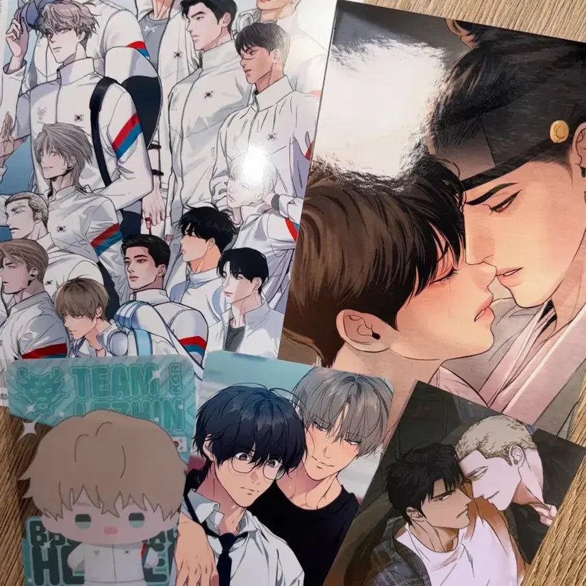 [SOLD OUT] 팀레진 특전 야화첩 클라우드 셔트라인 뿌없나 인화사진 일괄