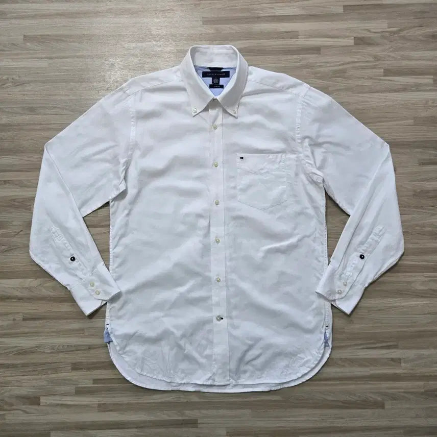 [SOLD OUT] 100) 타미힐피거 화이트 셔츠 남성 긴팔