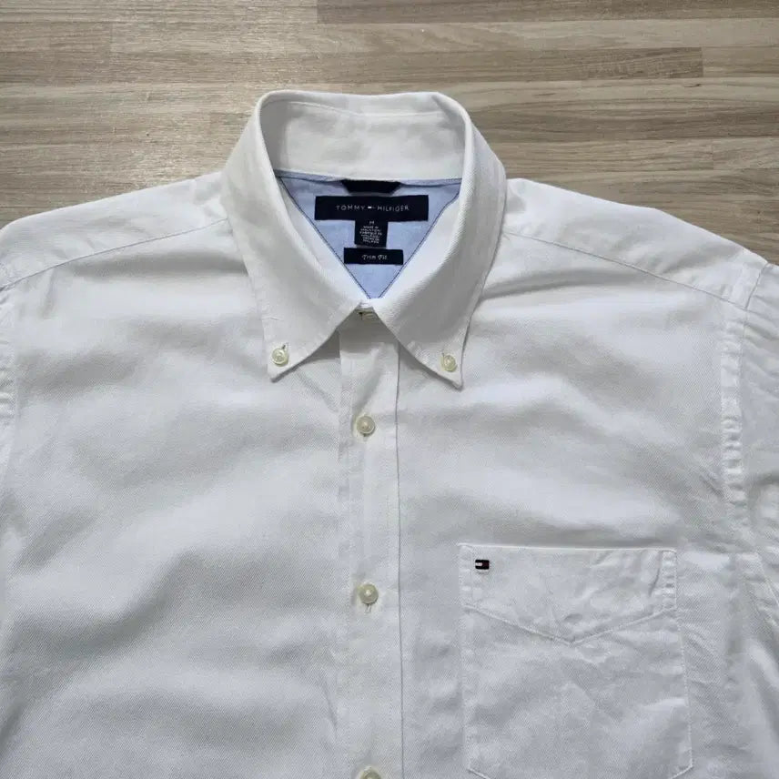 [SOLD OUT] 100) 타미힐피거 화이트 셔츠 남성 긴팔