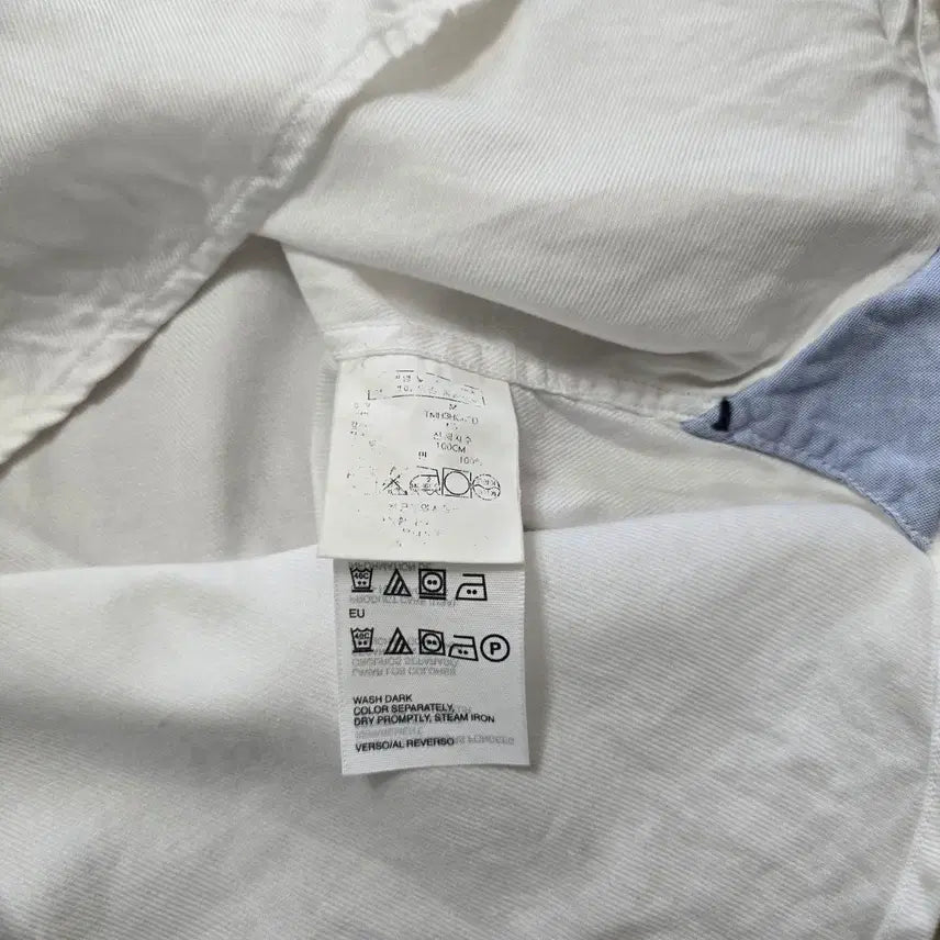 [SOLD OUT] 100) 타미힐피거 화이트 셔츠 남성 긴팔