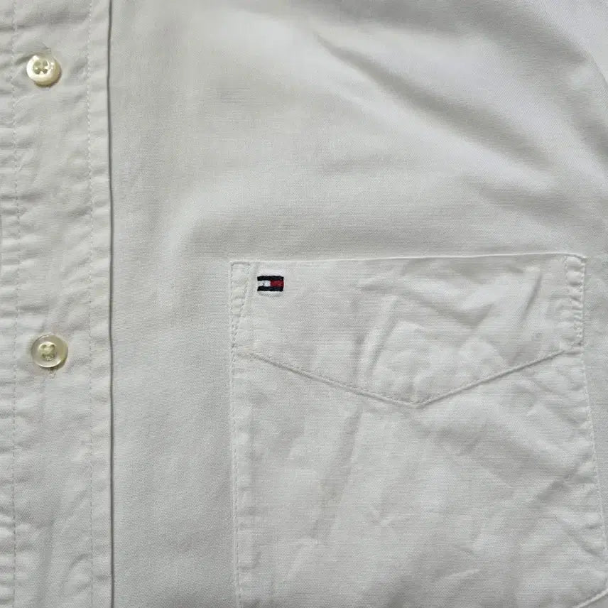 [SOLD OUT] 100) 타미힐피거 화이트 셔츠 남성