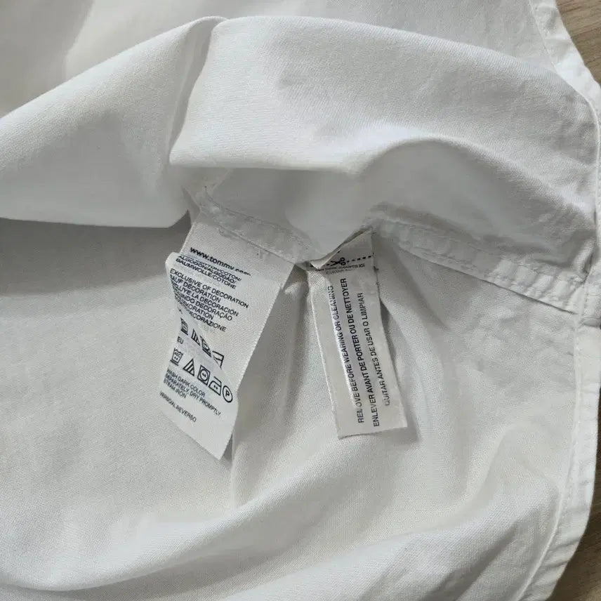 [SOLD OUT] 100) 타미힐피거 화이트 셔츠 남성