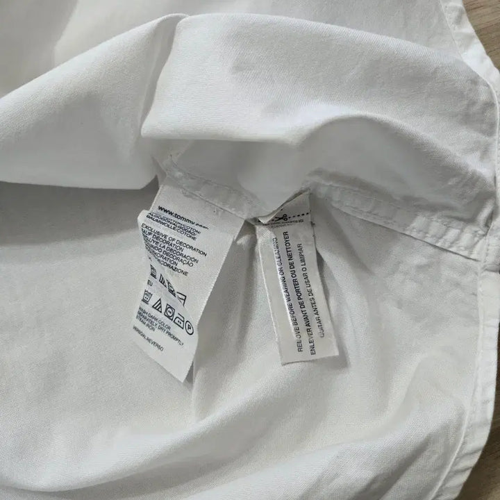 [SOLD OUT] 100) 타미힐피거 화이트 셔츠 남성