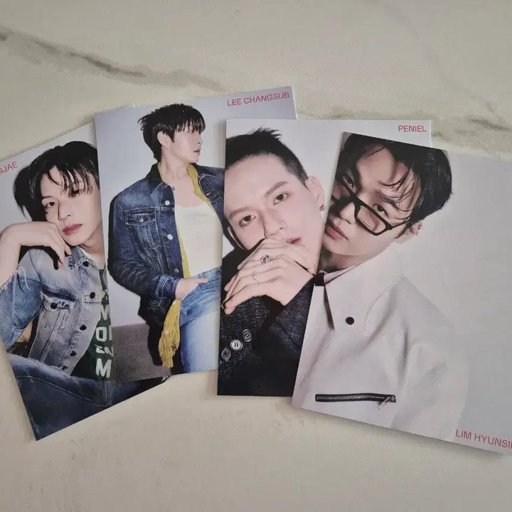 [BUNJANG] BTOB Cosmopolitan Magazine Postcard Set / BTOB 코스모폴리판 잡지 엽서4종