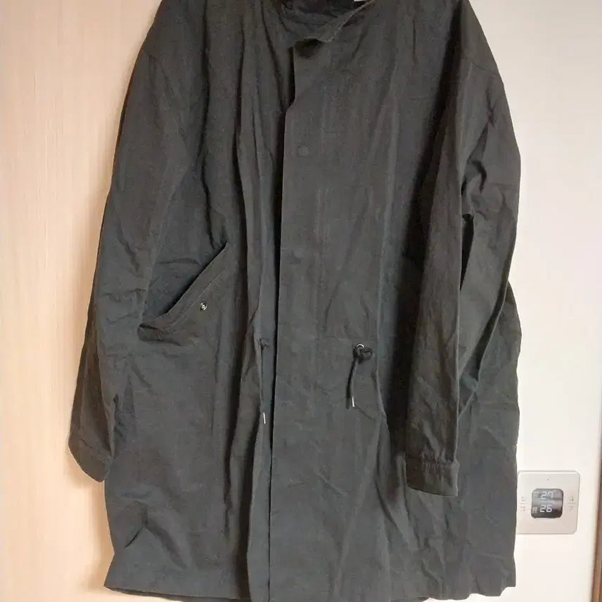 [BUNJANG] CLRIDE.N Black Long Parka (99+ Size) / 빅빅사이즈 CLRIDE.N 블랙 롱 야상 99이상