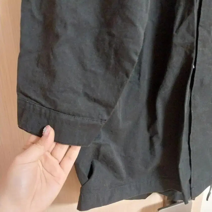 [BUNJANG] CLRIDE.N Black Long Parka (99+ Size) / 빅빅사이즈 CLRIDE.N 블랙 롱 야상 99이상