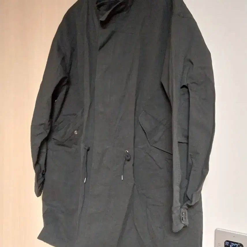 [BUNJANG] CLRIDE.N Black Long Parka (99+ Size) / 빅빅사이즈 CLRIDE.N 블랙 롱 야상 99이상