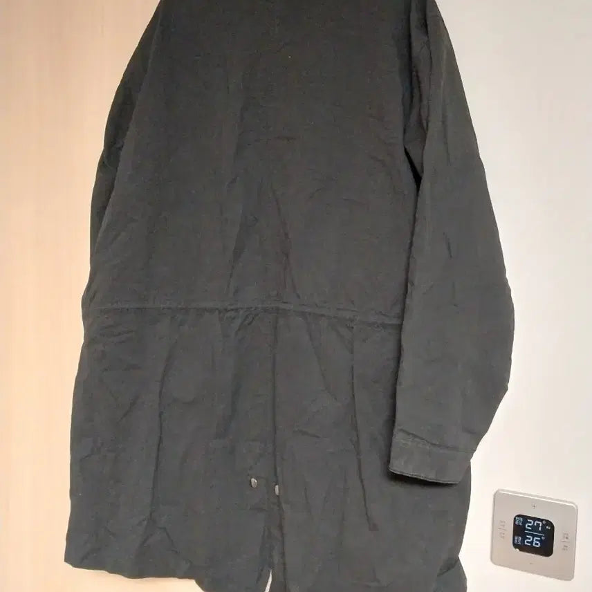 [BUNJANG] CLRIDE.N Black Long Parka (99+ Size) / 빅빅사이즈 CLRIDE.N 블랙 롱 야상 99이상