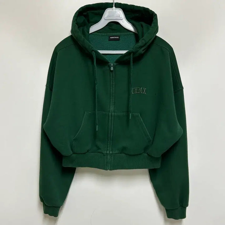 [BUNJANG] Xexymix Warm Cotton Crop Hooded Zip-up &amp; Pants Training Set / [여자-90]젝시믹스 웜 코튼 크롭 후드집업 &amp; 팬츠 트레이닝 세트