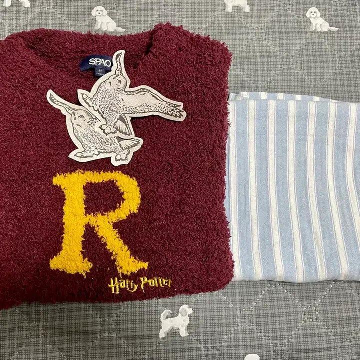 [BUNJANG] SPAO Harry Potter Ron Pajama Set / 스파오 해리포터 콜라보 론 파자마 M사이즈 세트