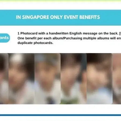[BUNJANG] NCT WISH Singapore Fansign POB Bundle Set Photocard / 엔시티 위시 싱가포르 팬싸 포카 미공포 하우스오브케이팝