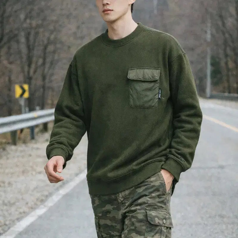 [BUNJANG] New Era Originators Hybrid Sweatshirt / [남자-100]뉴에라 오리지네이터스 하이브리드 맨투맨