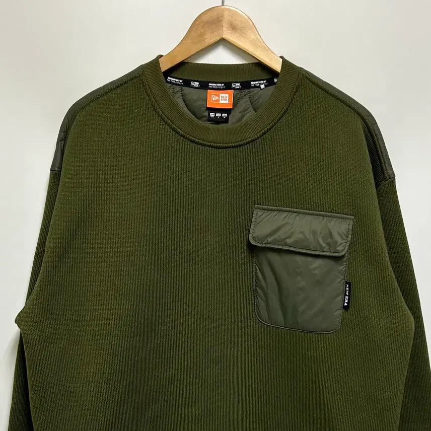 [BUNJANG] New Era Originators Hybrid Sweatshirt / [남자-100]뉴에라 오리지네이터스 하이브리드 맨투맨