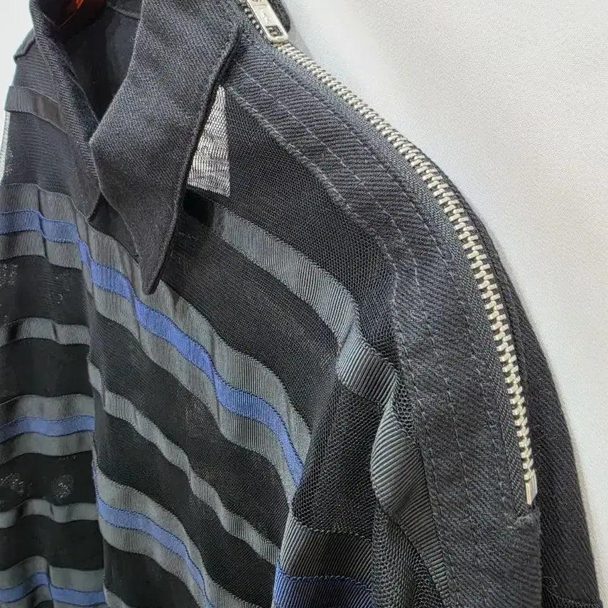 [BUNJANG] Sacai See-Through Layered Shirt Jacket / (정품)사카이 시스루 레이어드 셔츠 자켓