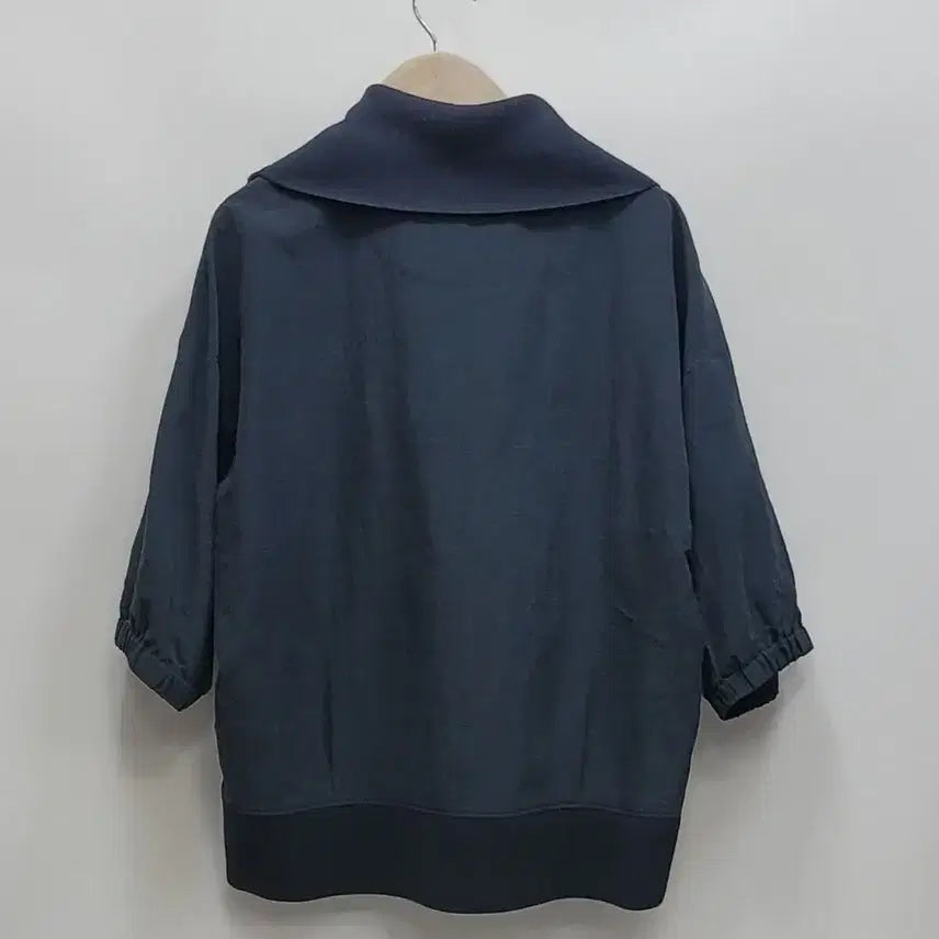 [BUNJANG] BCBG Knit High Neck Half Zip-Up Top / BCBG 21SS 니트 하이넥 반팔 하프 집업  / 여 88-96-160
