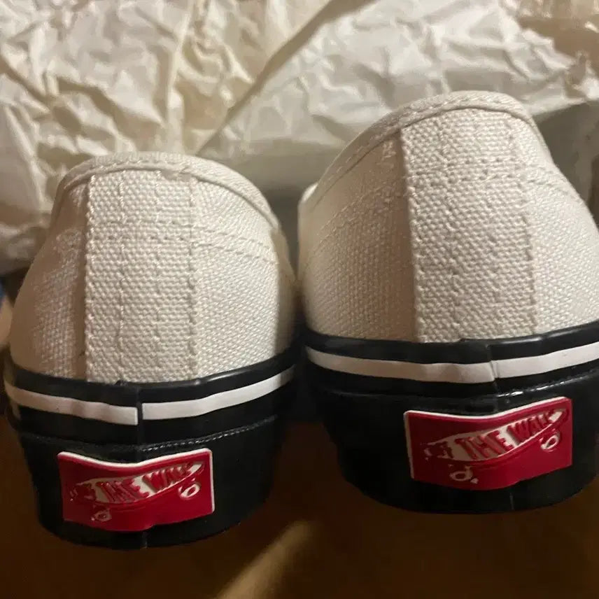 [BUNJANG] Vans Authentic 44 DX Canvas Sneakers / 250)Vans 반스 프리미엄 어센틱 44 덕 캔버스 화이트 신발 운동화