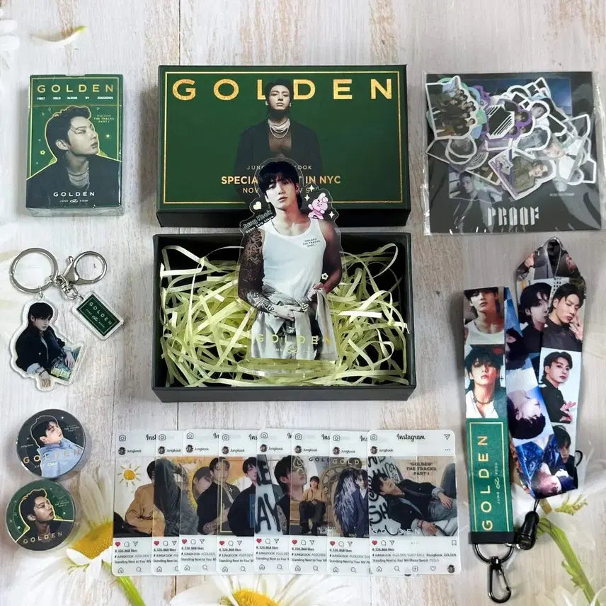 [BUNJANG] BTS Jungkook GOLDEN Photocard Bundle Set / BTS 정국 GOLDEN 앨범 포카 세트
