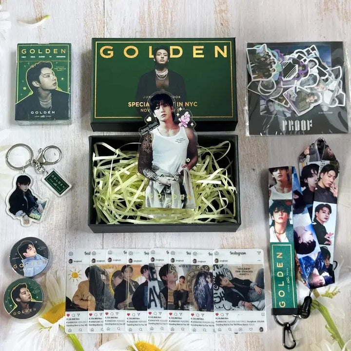 [BUNJANG] BTS Jungkook GOLDEN Photocard Bundle Set / BTS 정국 GOLDEN 앨범 포카 세트