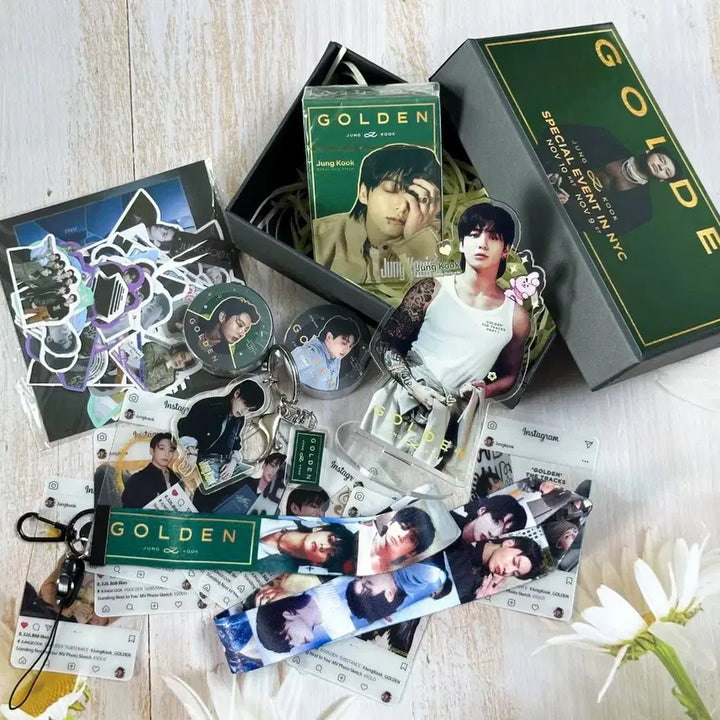 [BUNJANG] BTS Jungkook GOLDEN Photocard Bundle Set / BTS 정국 GOLDEN 앨범 포카 세트