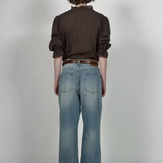 [SOLD OUT] 비아플레인 빅토리아 블라우스 브라운