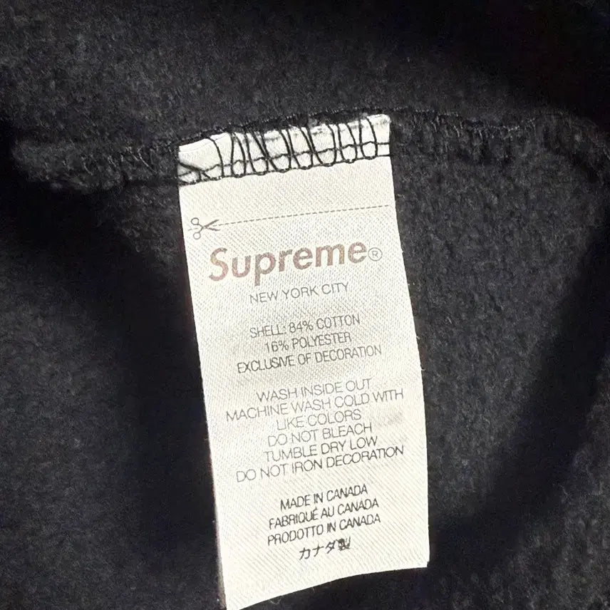 [BUNJANG] Supreme Hoodie Black 24SS / 슈프림 $ 후드 블랙 24SS
