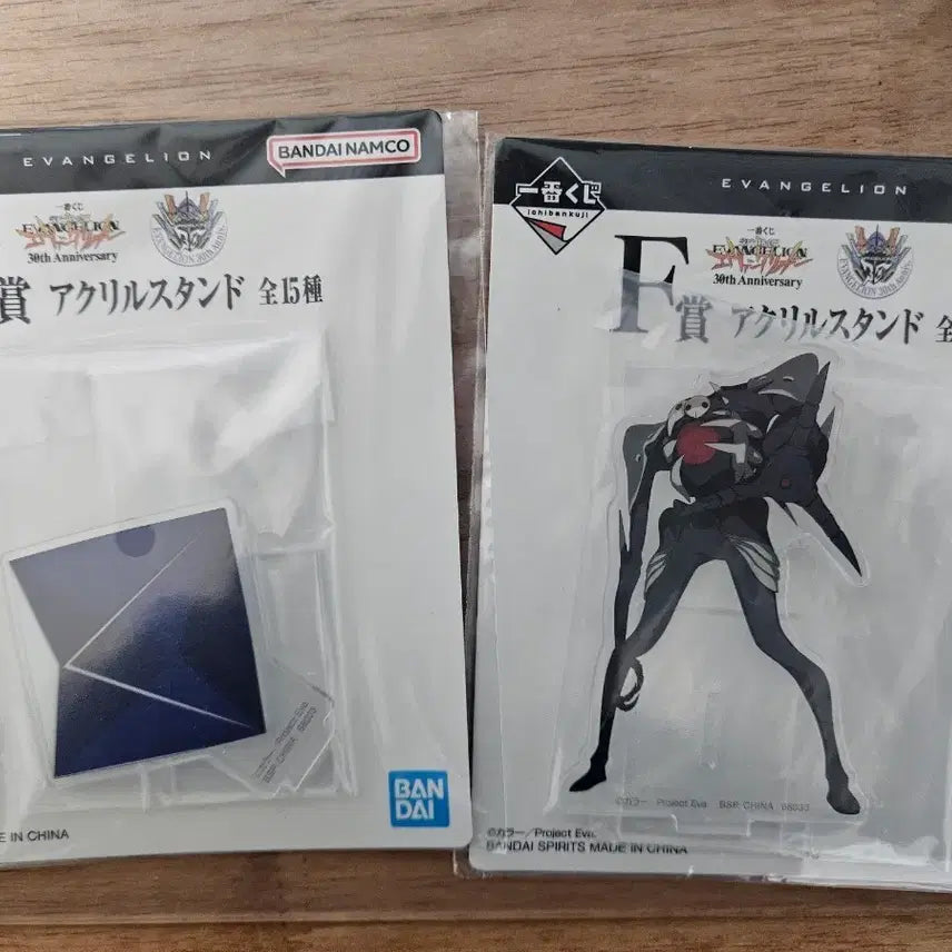 [BUNJANG] Evangelion Sachiel &amp; Ramiel Acrylic Stand Bundle / 에반게리온 F상 아크릴 스탠드 일괄 판매 제3사도 사키엘,제5사도 라미엘