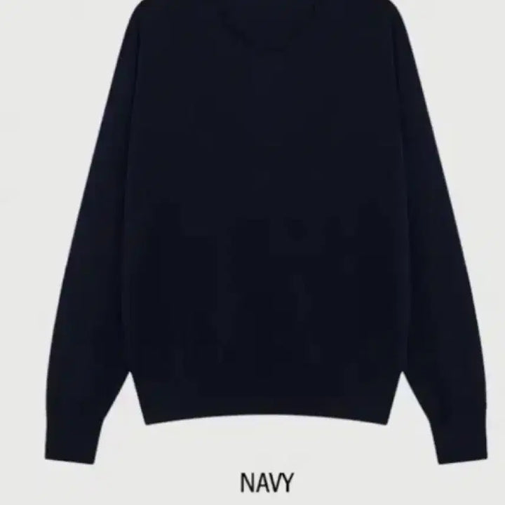 [BUNJANG] Ethos Diana V-Neck Knit Navy / 에토스ethos 다이애나 브이넥 니트 네이비