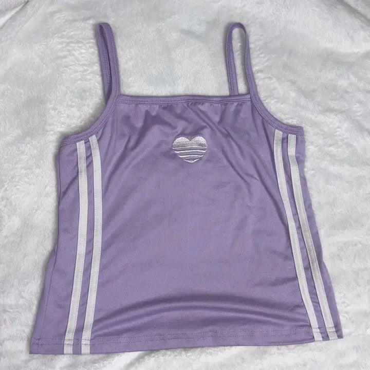 [BUNJANG] Purple Heart Tank Top / 보라색 하트 나시