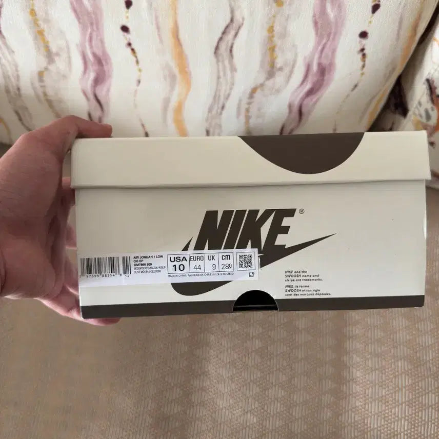 [BUNJANG] Nike Jordan 1 Low Travis Scott Medium Olive Sneakers / 조던 1 로우 트래비스 스캇 미디움 올리브