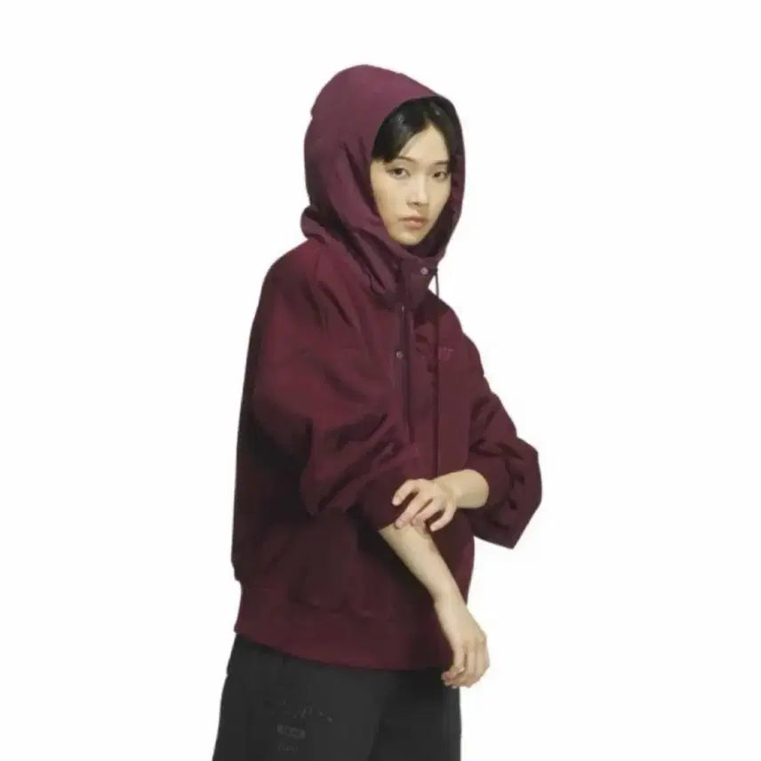 [BUNJANG] Adidas Japan Sweat Hoodie Wine XL / 아디다스 재팬 스웨트 후드 티 (XL) 와인