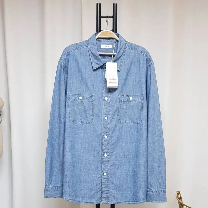 [BUNJANG] Hazzys Denim Shirt XL / [헤지스]정품 남성 데님남방XL새상품(105-110까지)