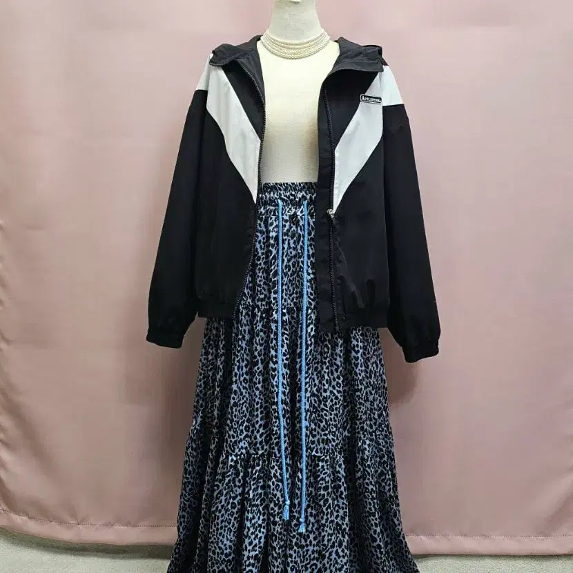 [SOLD OUT] 블루 레오파드 캉캉 롱스커트 맥시스커트등 총4개