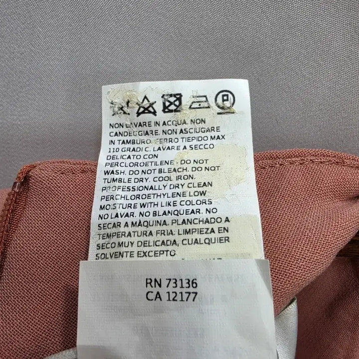 [BUNJANG] Max Mara Pink Linen Blend High-Neck Dress / (정품)막스마라 핑크 반팔 린넨 원피스