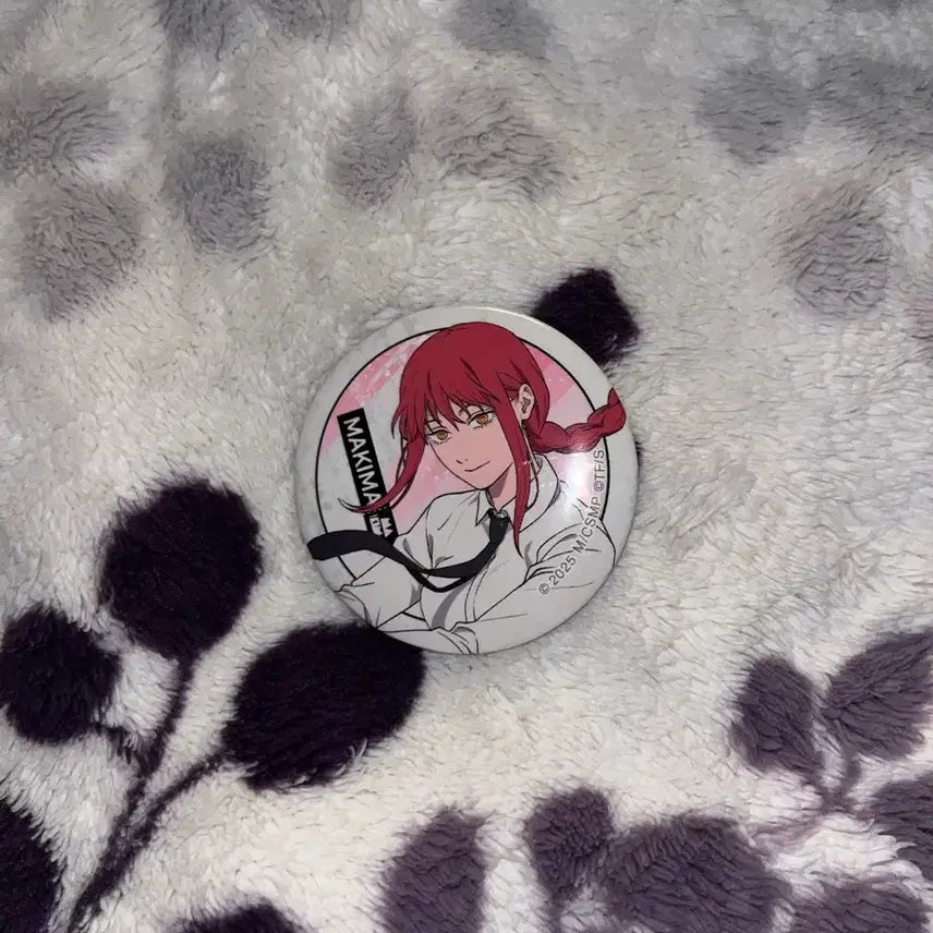 [BUNJANG] Chainsaw Man Makima Can Badge / 체인소맨 마키마 캔뱃지